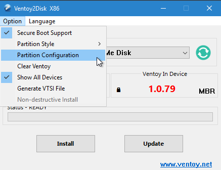 How to boot Bitlocker Encrypted VHDX beside Ventoy